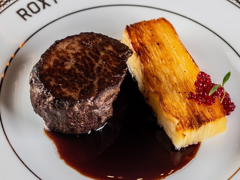 Prato principal do chef